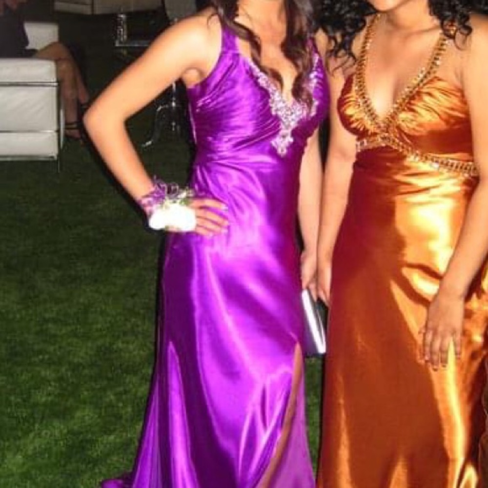 Purple prom dress
